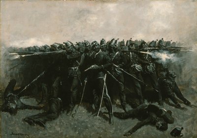 歩兵広場 作： フレデリック・レミントン