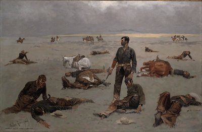 ブランドのない牛のコスト 作： Frederic Remington