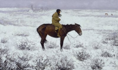 群れの少年、1905 作： Frederic Sackrider Remington