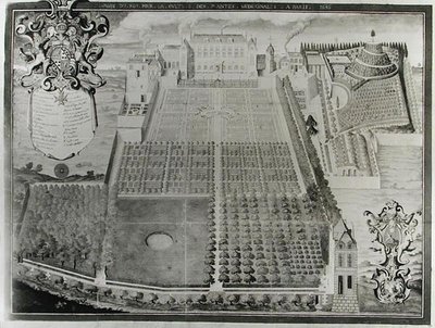 キングス薬用植物園、1636 作： Frederic Scalberge