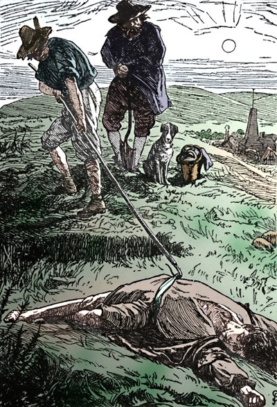 ペストデフォーの歴史、1862年、1923年のイラスト 作： Frederic Shields