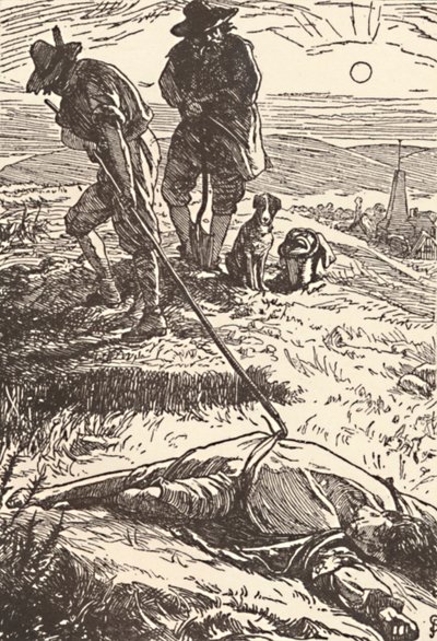 ペストデフォーの歴史、1862年、1923年のイラスト 作： Frederic Shields