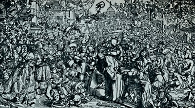バニティフェア。 The Pilgrims Progress Bunyan、c1861、1923から 作： Frederic Shields