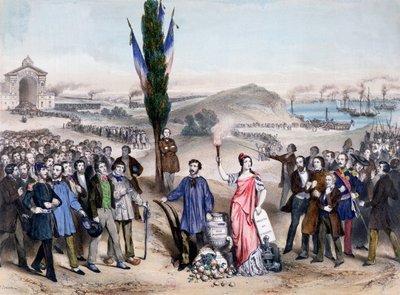 普遍的な参政権、1850 作： Frederic Sorrieu