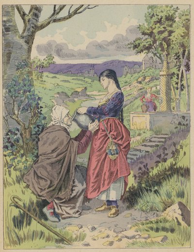 Les Fees, The Fairies (カラーリトグラフ) 作： Frederic Theodore (after) Lix