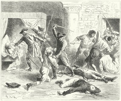 ヴェローナでのフランス人虐殺 作： Frederic Theodore (after) Lix