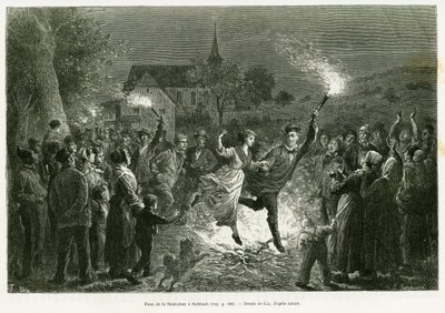 スルツバッハの聖ヨハネの火。1885年にドイツ人デピューター、シャルル・グラッドが書いた「A travers l