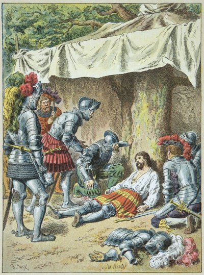 騎士バイヤードは1524年4月30日にロマニャーノで死去。 作： Frederic Theodore Lix