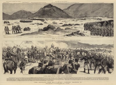 3月13日、タマシの戦い、スーダン 作： Frederic Villiers