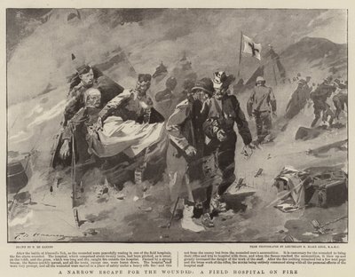 傷ついた野戦病院の狭い逃避行 作： Frederic de Haenen