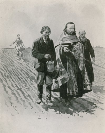 種まき前に地面を祝福：リトルロシア 作： Frederic de Haenen