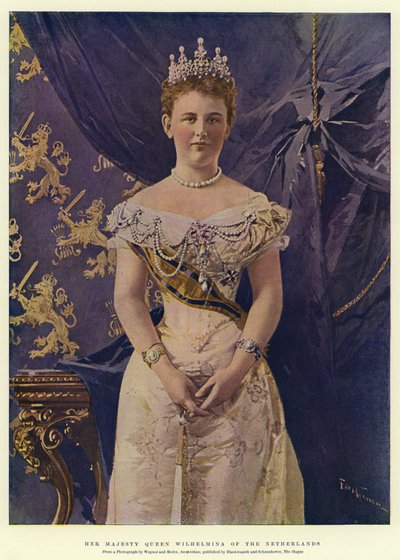 オランダのウィルヘルミナ女王陛下 作： Frederic de Haenen