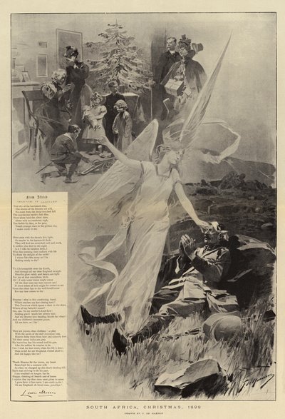 南アフリカ、クリスマス、1899年 作： Frederic de Haenen