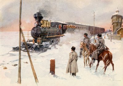 シベリア横断鉄道 作： Frederic de Haenen