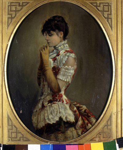 エレオノーラ・ドゥーゼ（1858-1924）の肖像 作： Frederich August Kaulbach