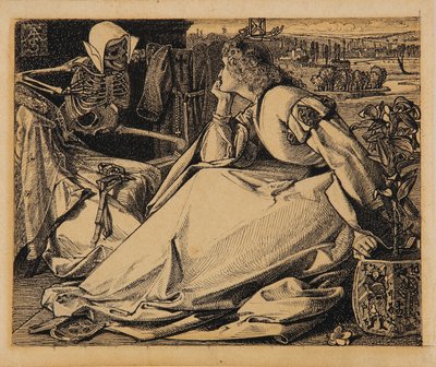 彼女の死の準備が「良い言葉」のために描くまで 作： Frederick A. Sandys