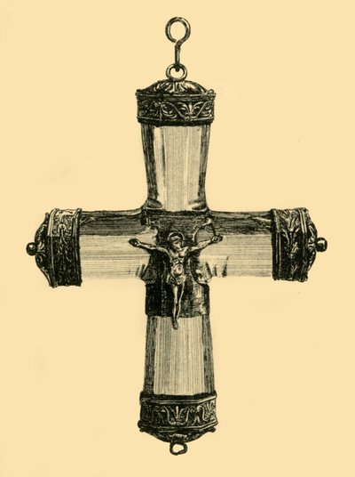 クリスタル十字架、c1550、1881。 作： Frederick Albert Slocombe