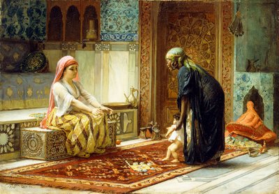 最初のステップ、1878 作： Frederick Arthur Bridgman