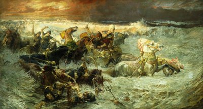 水の再会、1900 作： Frederick Arthur Bridgman
