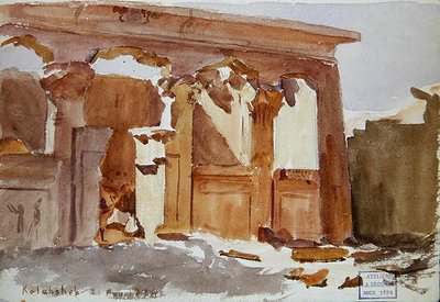 カラブシャの神殿 作： Frederick Arthur Bridgman