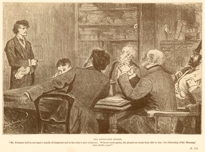 新聞編集者 作： Frederick Barnard