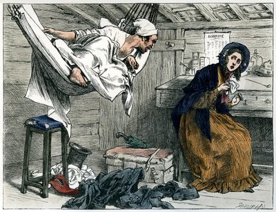 チャールズ・ディケンズの「The Old Curiosity Shop」。 作： Frederick Barnard