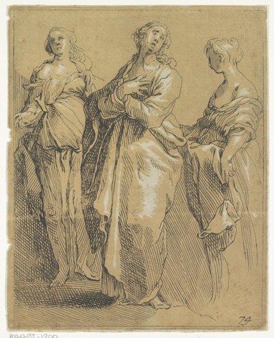 3 つの立像 作： Frederick Bloemaert
