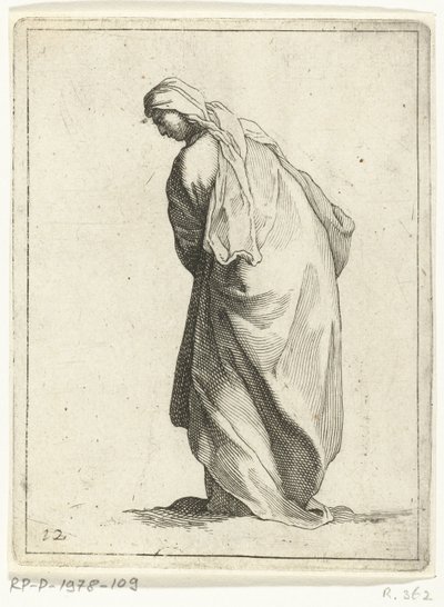 走っている女性 15個の小さなフィギュア（シリーズタイトル） 作： Frederick Bloemaert