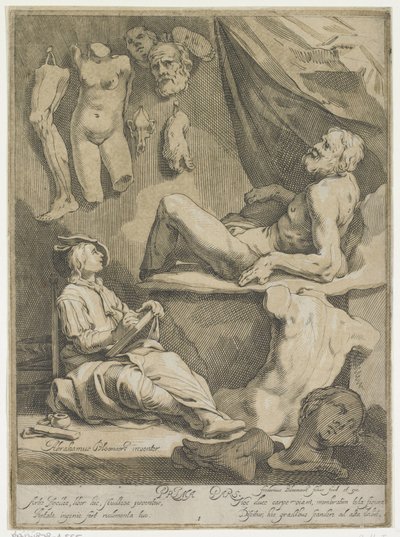 オリジナルで有名なアート ドローイング ブックのタイトル ページ タイトル ページ: Abraham Bloemaert、オリジナルで有名なアート ドローイング ブック。 パート1 作： Frederick Bloemaert