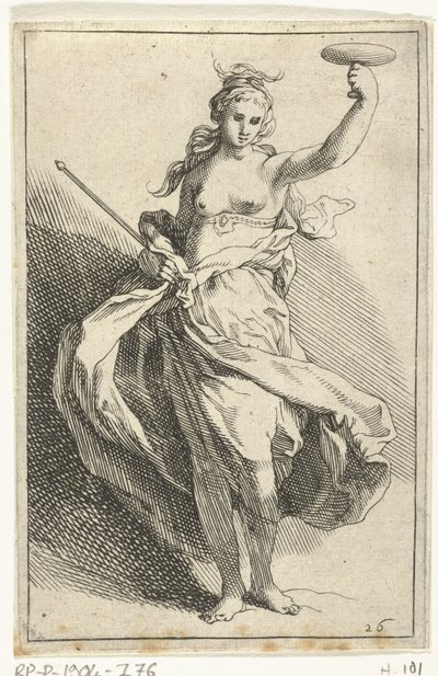 聖杯と王笏を持つ女性 リトルフィギュア（シリーズタイトル） 作： Frederick Bloemaert