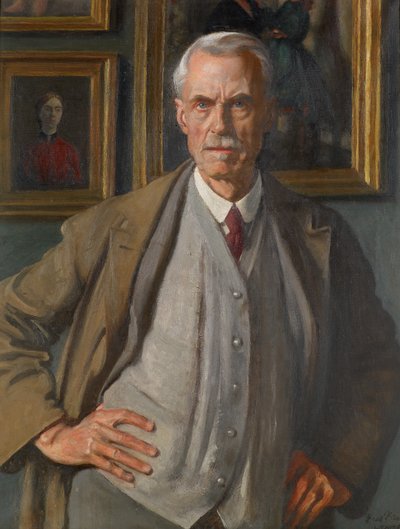 芸術家の肖像 作： Frederick Brown