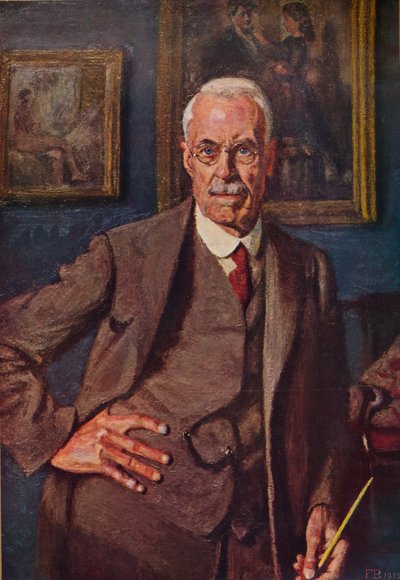 アーティストの肖像、1932 1935 作： Frederick Brown