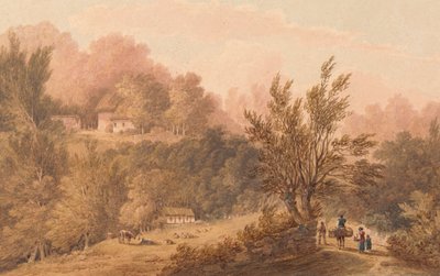 Uma pista com figuras - Ilha de Wight (?) 作： Frederick Calvert