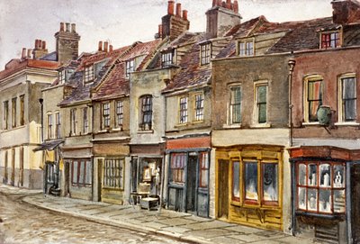 ケーブルストリート、ステップニー、ロンドン、c1830 作： Frederick Calvert