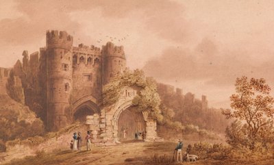カリスブルック城、ワイト島 作： Frederick Calvert