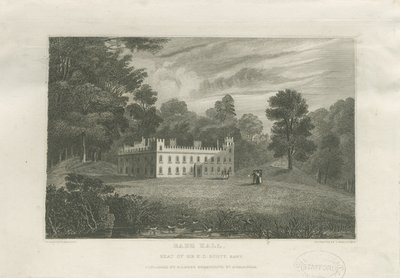 [Great] Barr Hall：彫刻、nd [19世紀半ば] 作： Frederick Calvert