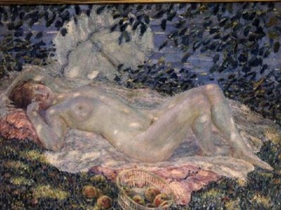 秋 作： Frederick Carl Frieseke
