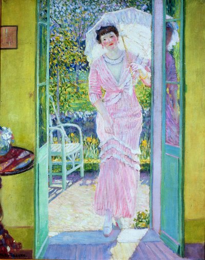 グッドモーニング 1912-13年頃 油彩・キャンバス 作： Frederick Carl Frieseke