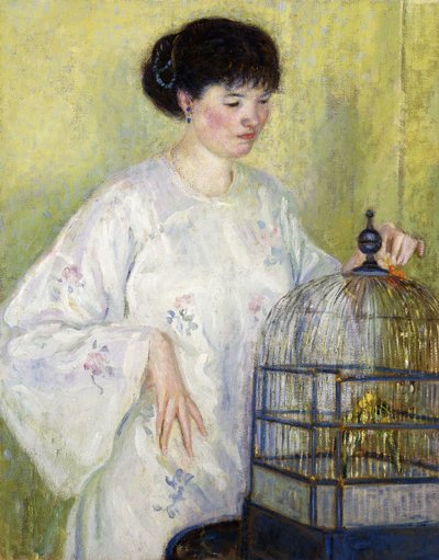 マダムフリーセケの肖像、1912年-1913年頃（キャンバスに油彩） 作： Frederick Carl Frieseke