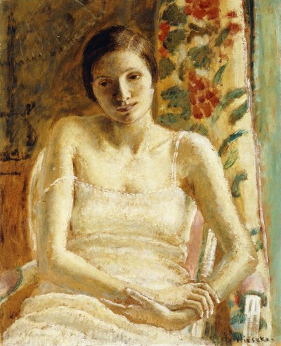 着席フィギュア 作： Frederick Carl Frieseke