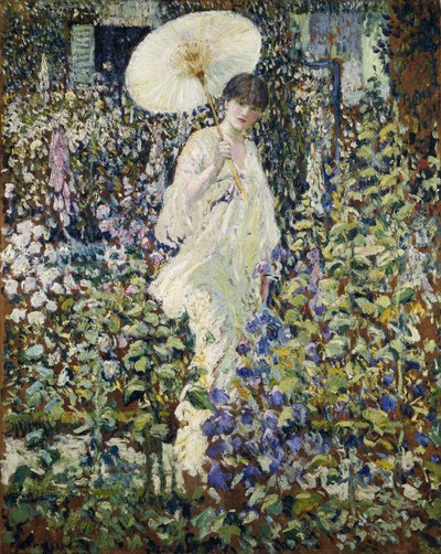 太陽と風 作： Frederick Carl Frieseke