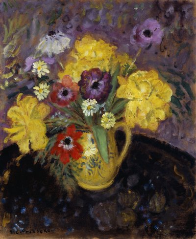 黄色いチューリップ;黄色いチューリップ 作： Frederick Carl Frieseke