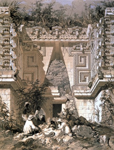 ゲートウェイ、総督邸、ウスマル 作： Frederick Catherwood