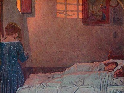 夏の夜、c1910 作： Frederick Cayley Robinson