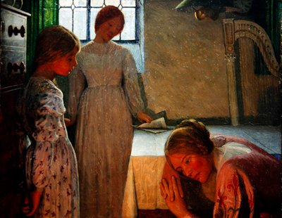 ある冬の夜 作： Frederick Cayley Robinson