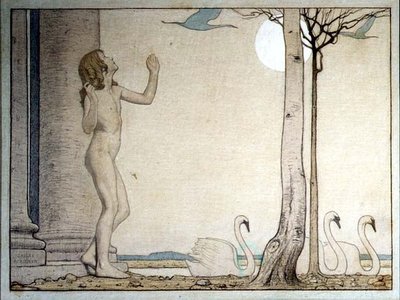 The Bluebird 作： Frederick Cayley Robinson