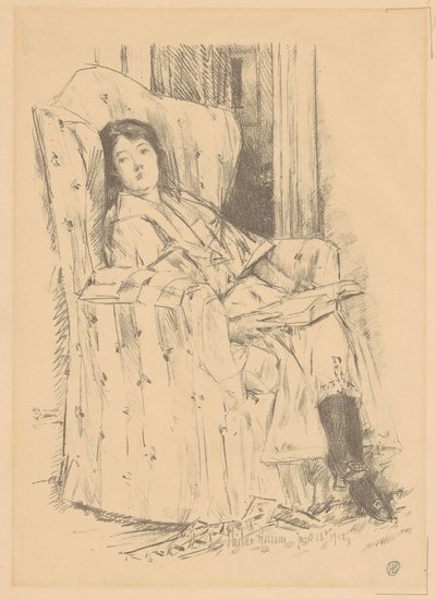 デシャビル、1918年。 作： Frederick Childe Hassam