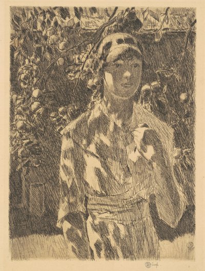 ヘレン・バーク、1917年。 作： Frederick Childe Hassam
