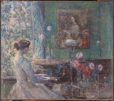 即興、1899年。 作： Frederick Childe Hassam