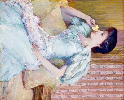 リリー リリー ラングトリー、カリフォルニア州。 1898年。 作： Frederick Childe Hassam